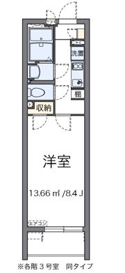 クレイノアムールの間取り画像
