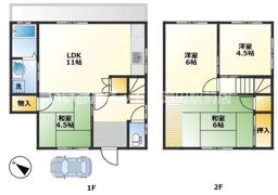 東草津2丁目テラスハウスの間取り画像