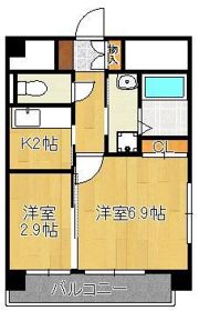 アベニュー黒崎の間取り画像