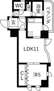 東和覚王山ヒルズの間取り画像
