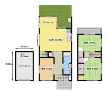 藤阪北町戸建の間取り画像