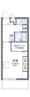 レオパレスFriendsⅡの間取り画像