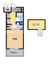エステムコート大阪城前の間取り画像