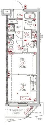 クレイシアIDZ中野野方の間取り画像