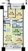 ライオンズ桜山レジデンスの間取り画像