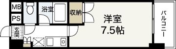 リバーメゾン横川の間取り画像