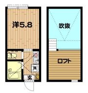 クレール上大岡参番館の間取り画像