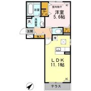 ブルーノ千代田の間取り画像