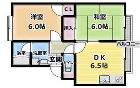 ガーデンハイツ小林1号の間取り画像