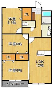 プレステージ加奈陀IIIの間取り画像