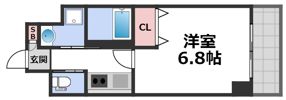 プレジオ都島本通の間取り画像