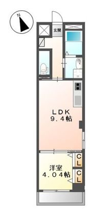 サン・フローラ 三郎丸の間取り画像