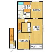 トップヒルズB棟の間取り画像