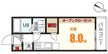 トワスール八木の間取り画像