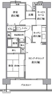 T’s garden清瀬の間取り画像