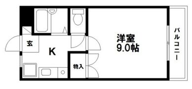 桂マンションⅡの間取り画像