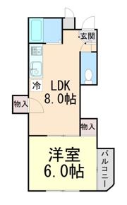 キャロル豊中本町Ⅱの間取り画像