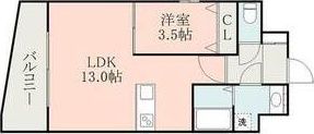 Buena Casa熊本駅前Westの間取り画像