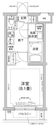 アイルプレミアム向島の間取り画像