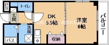 グランベール弐番館の間取り画像