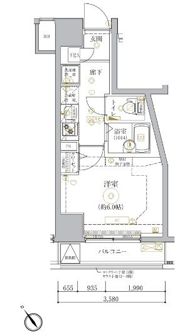 ベルシード品川西大井の間取り画像
