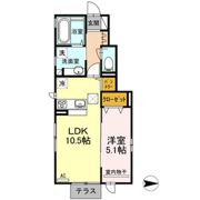 TREE・TOP Bの間取り画像