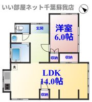 サンシャインヒルズ市原菊間の間取り画像