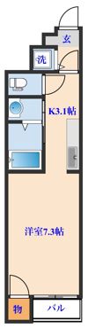 プランドール銀杏町の間取り画像