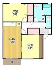 シャルマンサンノコリ Bの間取り画像