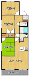 プレアール力丸IIの間取り画像