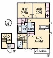 シャーメゾンジュアール N棟の間取り画像