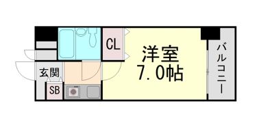 ホーユウコンフォルト春日野道の間取り画像
