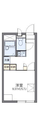 レオパレスアルブルⅠの間取り画像