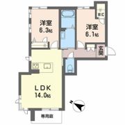 シャーメゾン鈴峯の間取り画像