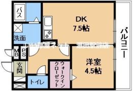 セジュールA&Mの間取り画像