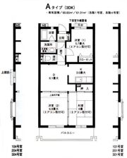 クレセール中田北の間取り画像