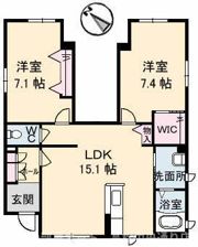 ソレイユの間取り画像
