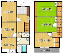 大里戸ノ上一戸建ての間取り画像