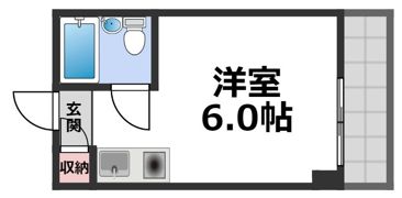 エムロード中川の間取り画像