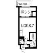 Mv.fm大阪大正の間取り画像