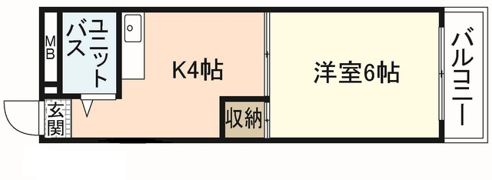 ポエム大芝の間取り画像