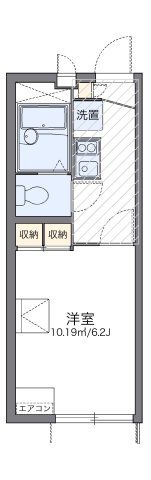 レオパレスシャトーナカジマC棟の間取り画像