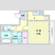 ハイツ北山の間取り画像