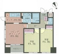 フレックスタワー横浜関内の間取り画像