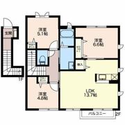 シャルマン小杉の間取り画像