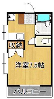 ハイネス枝光A棟の間取り画像
