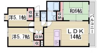 メービウス妙法寺の間取り画像