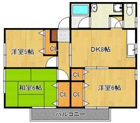 ソレイユの間取り画像