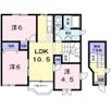クレセント新町Ⅱの間取り画像