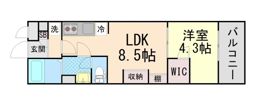 リブリ・中山手の間取り画像